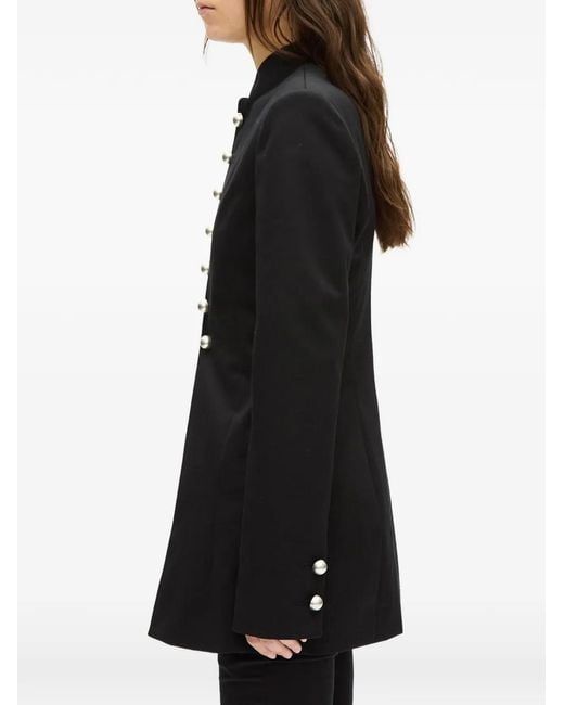 Ann Demeulemeester Black Yana Button-Up Jacket