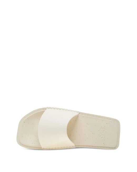 Y-3 White X Adidas Water Slides for men
