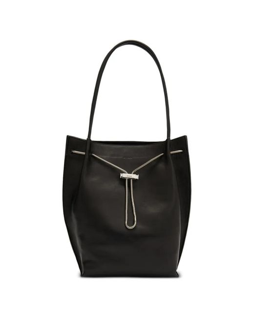 By Far Black Kayla Leather Shoulder Bag
