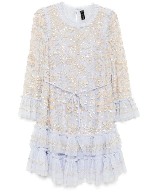 Needle & Thread White Celia Dress