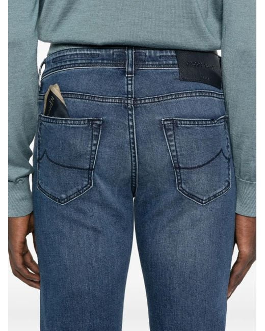 Jean À Coupe Cinq Poches Jacob Cohen pour homme en coloris Blue