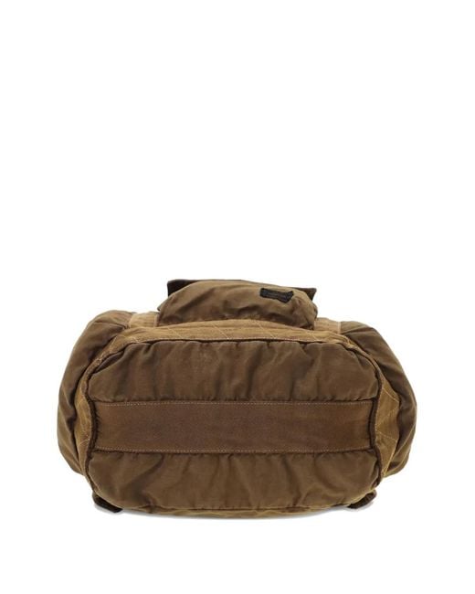 Porter-Yoshida and Co Brown Flap-Pocket Backpack