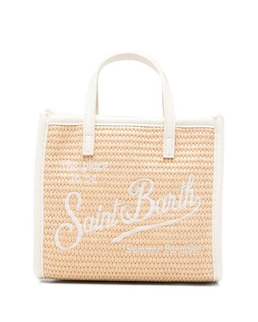 Mc2 Saint Barth Natural Mini Vivian Tote Bag