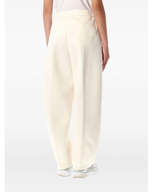 Nike Natural Pleated Embroidered Track Pants