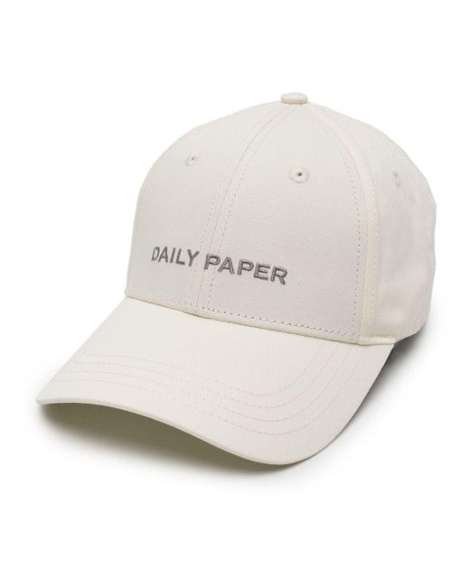 Daily Paper White Logo-embroidered Baseball Cap for men