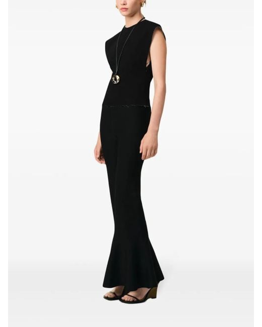 AMI Mouwloze Top in het Black