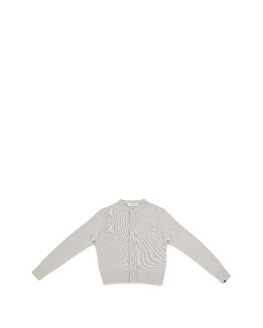 Extreme Cashmere White Cardigan The Little Lamb En Cachemire