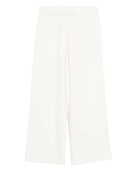 Pantalones con cordones Yves Salomon de color White