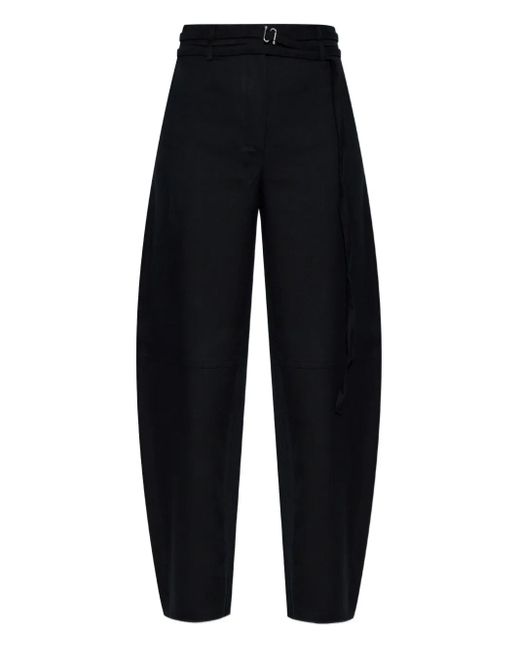 Sportmax Blue Hook-Fastening Trousers