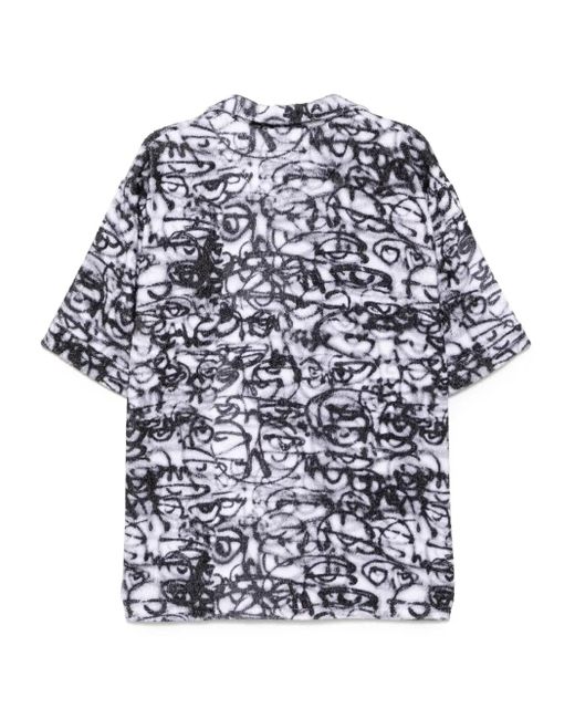 Haculla White Distorted One Of A Kind Shirt for men