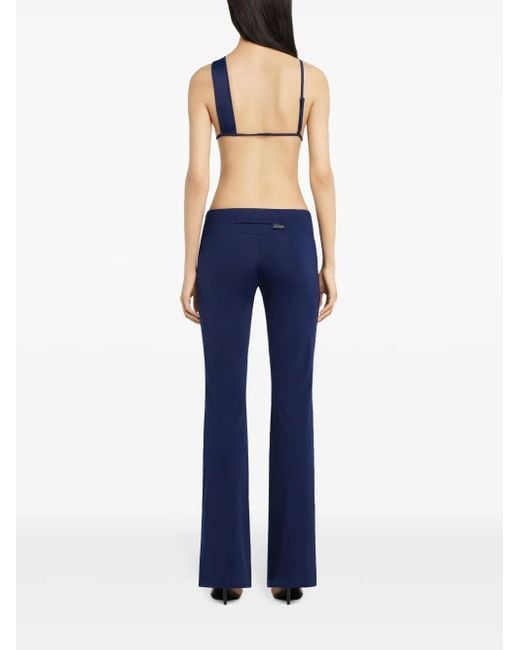 Courreges Blue Scarf Bikini Set