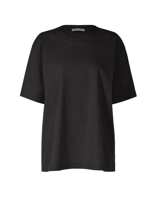 Issey Miyake Black Washi Short-Sleeves T-Shirt