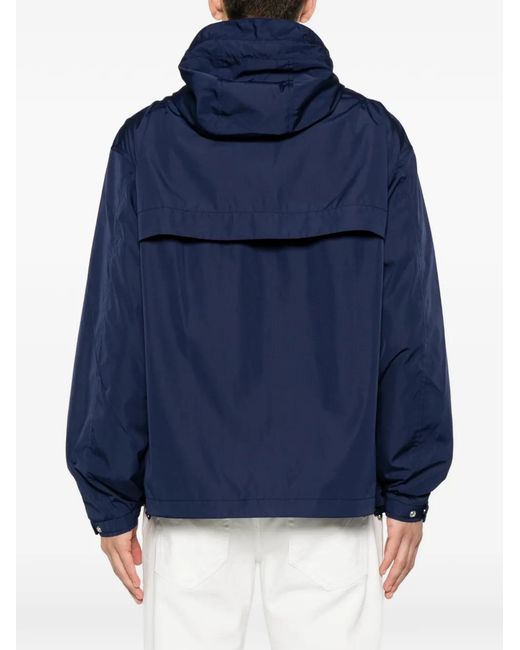 Polo Ralph Lauren Blue Hooded Zip-Up Jacket for men