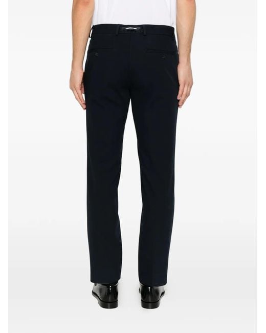 Karl Lagerfeld Black Logo-Patch Trousers for men