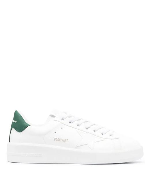 Golden Goose Deluxe Brand White Pure Star Sneakers for men