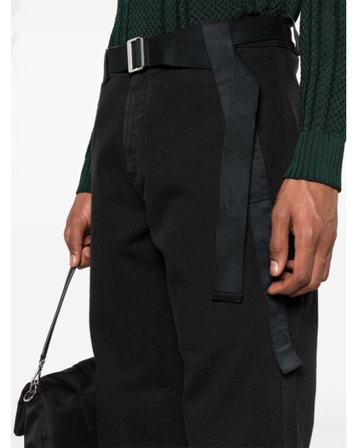 Jacquemus Black Le Pantalon Marrone Wide-leg Trousers for men