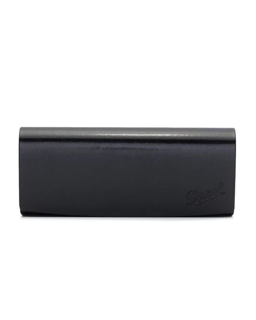Persol Metallic Pilot-Frame Translucent Glasses for men