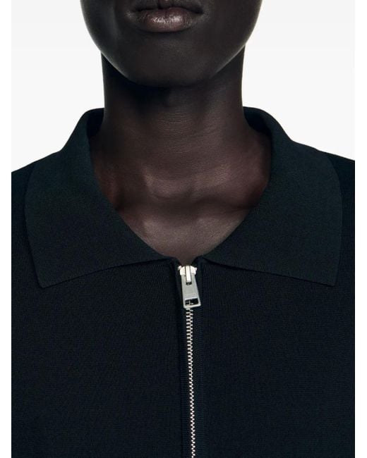 Sandro Cardigan mit Reißverschluss in Black für Herren