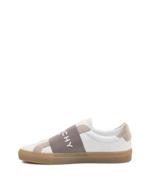 Sneakers Con Banda Logata di Givenchy in White