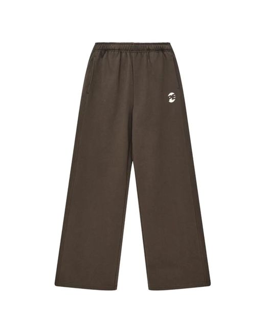 P.E Nation White Voltage Straight-Leg Track Pants