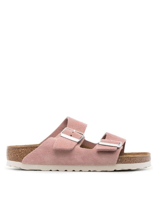 Birkenstock Pink Arizona Shearling Clay