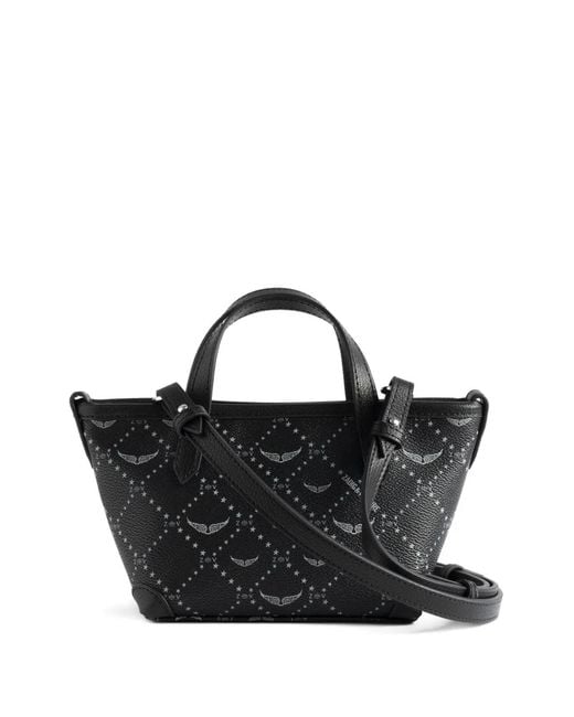 Zadig & Voltaire Black Z Shopper Tote Bag