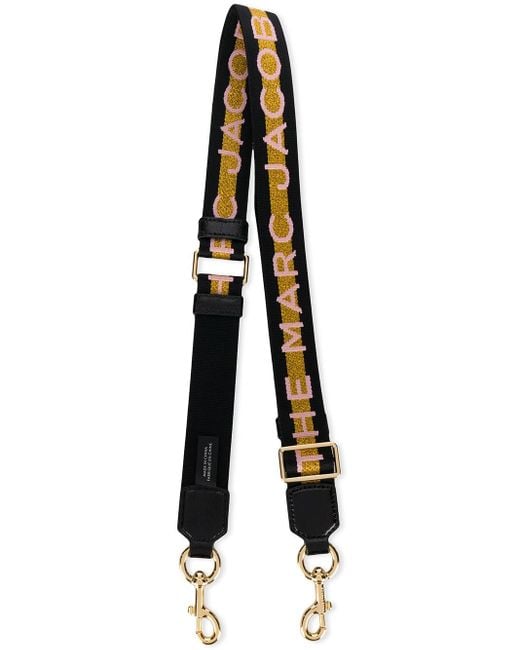 Marc Jacobs Thin Webbing Leather Strap in Pink | Lyst Marc Jacobs Thin Webbing Leather Strap in Pink | Lyst