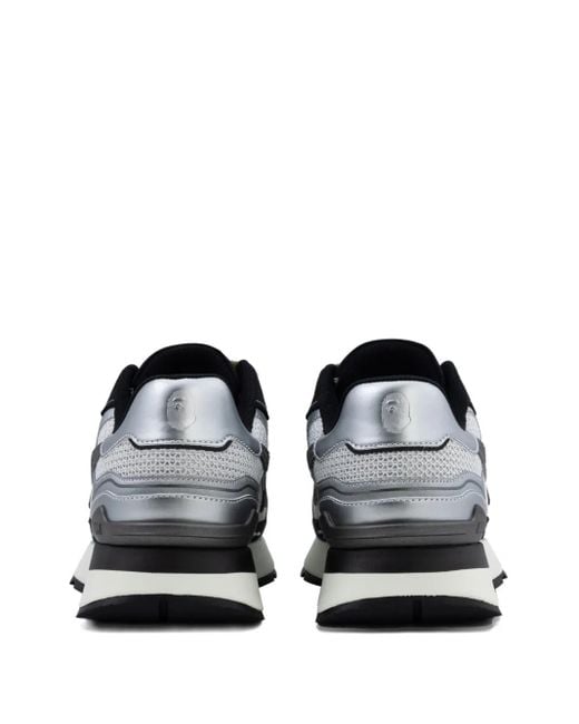 A Bathing Ape White Star-Lightning Low-Tops for men