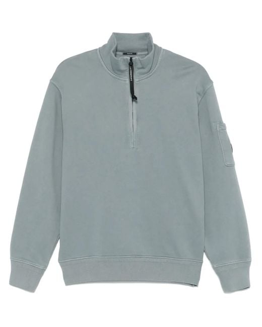 C P Company Gray Cotton Pullover for men