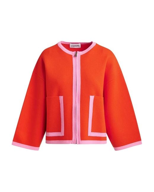 Cardigan Jani di Essentiel Antwerp in Red