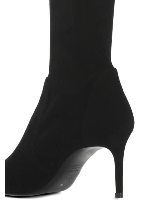Stuart Weitzman Black 60Mm Stuart Power Boots