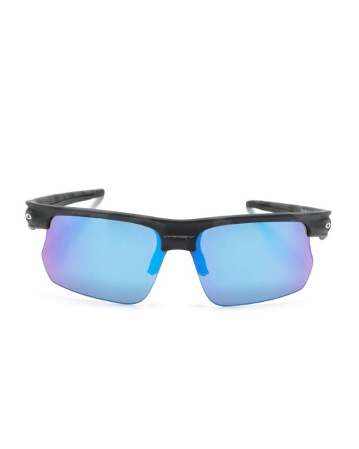 Oakley Blue Bisphaeratm️ Biker-style Frame Sunglasses for men