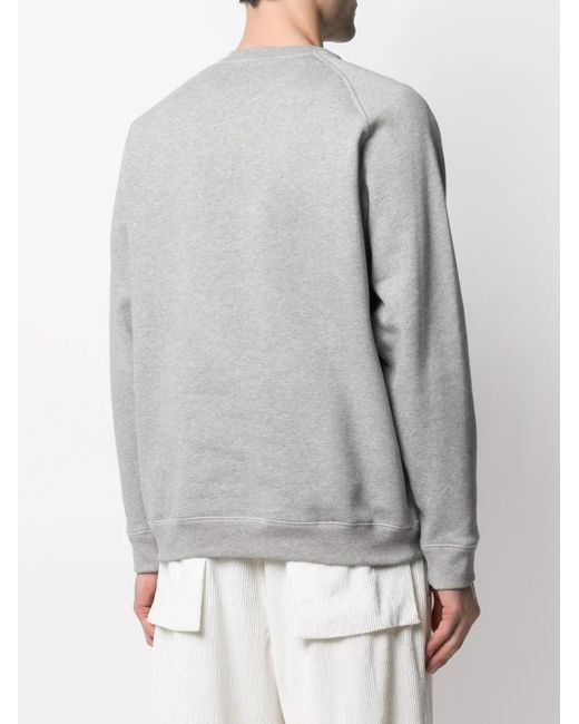 Mackintosh Gray Stripe Detial Sweatshirt for men