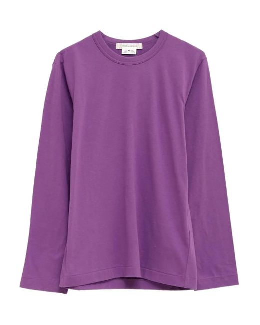 T-Shirt À Logo Imprimé Comme des Garçons en coloris Purple