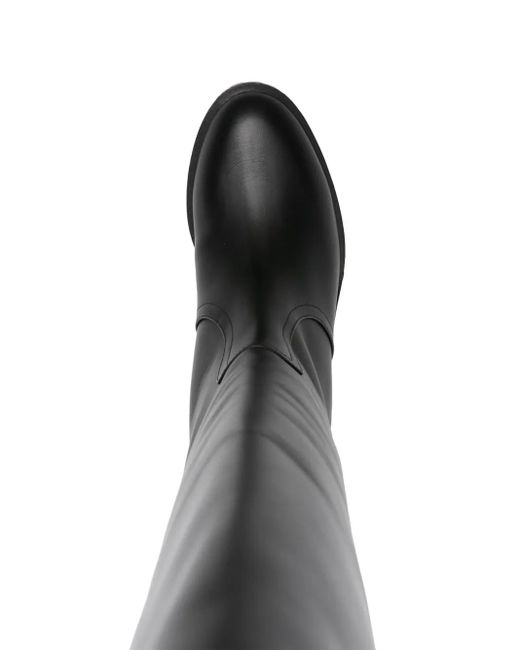Scarosso Black Sofia Knee-High Boots