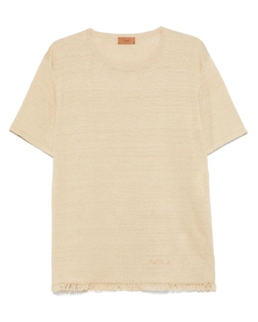 メンズ Alanui リネン Tシャツ Natural