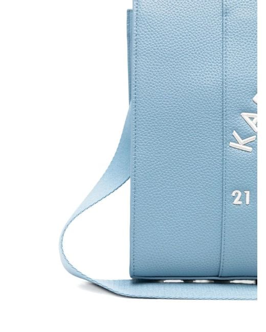 Karl Lagerfeld Blue Rue St-Guillaume Mediumtote Bag