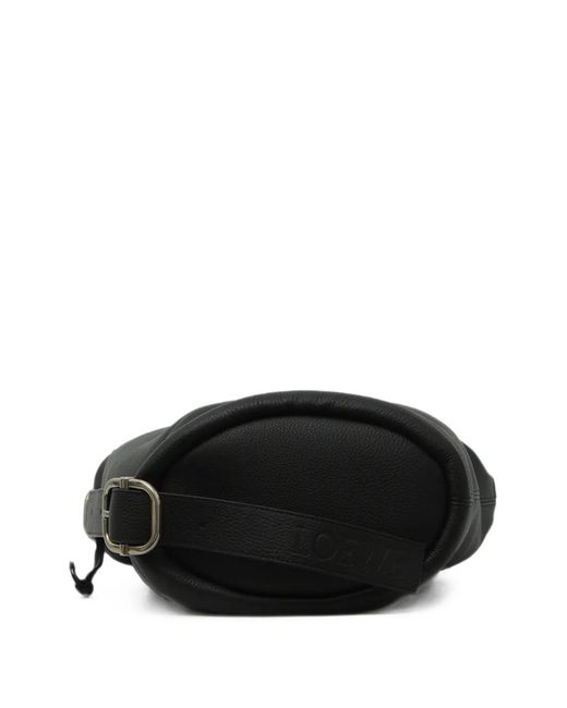 Borsa A Secchiello Loop Media di Loewe in Black da Uomo