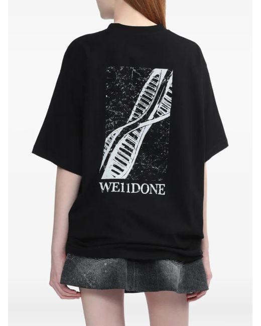 we11done Black Dna T-Shirt