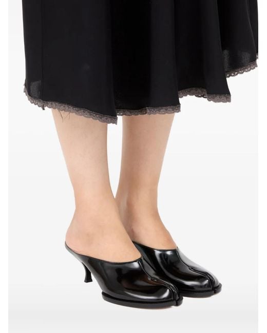 Maison Margiela Black Tabi City Evening Mules