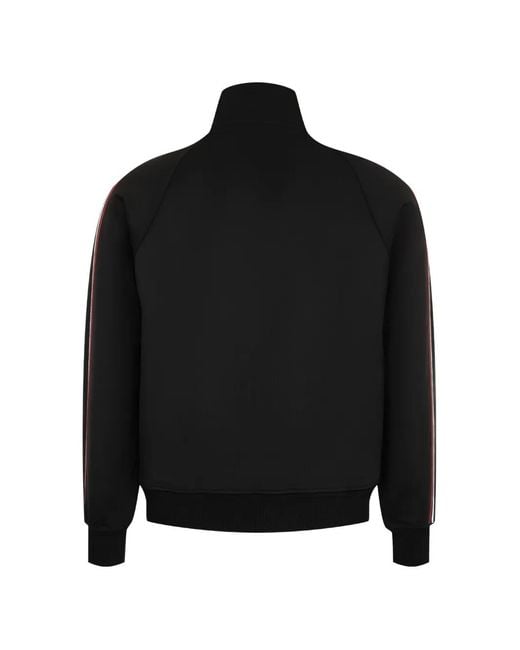 Saint Laurent Black Cassandre Track Jacket for men