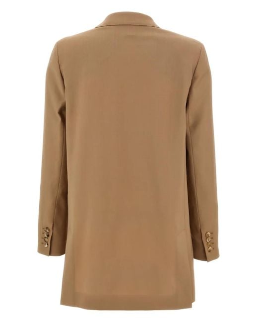 Max Mara Natural Double-Breasted Blazer