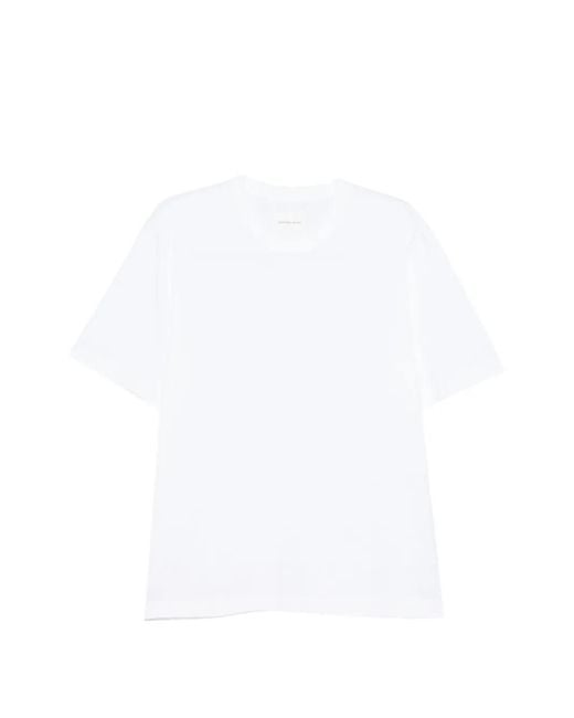 BERNER KUHL White Seam Tee Cotton T-Shirt for men
