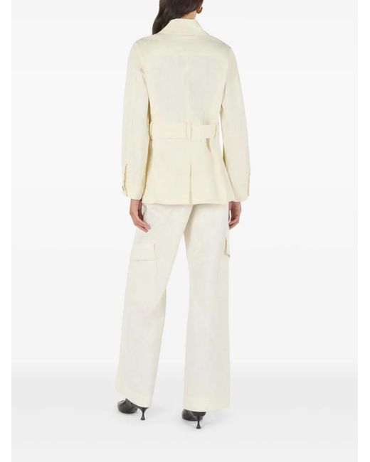 Roberto Cavalli Natural Belted Jacket