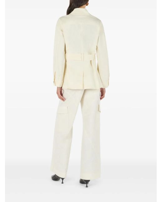 Roberto Cavalli Natural Belted Jacket
