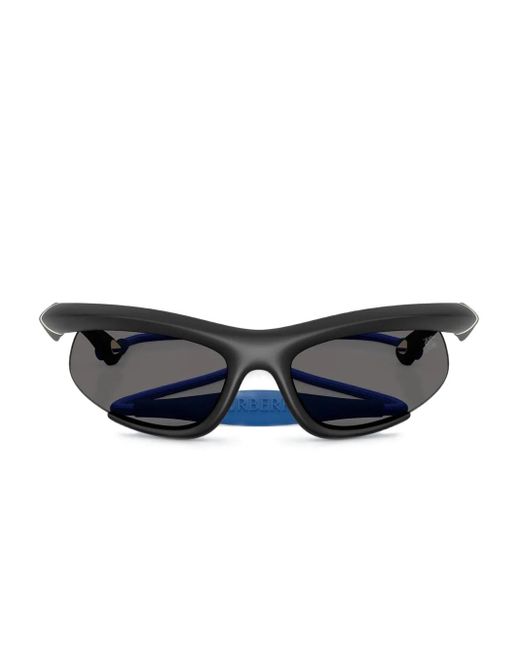 Burberry Blue Geometric-Frame Sunglasses
