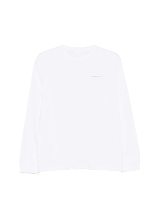 CECILIE BAHNSEN White Lily Logo-Print T-Shirt