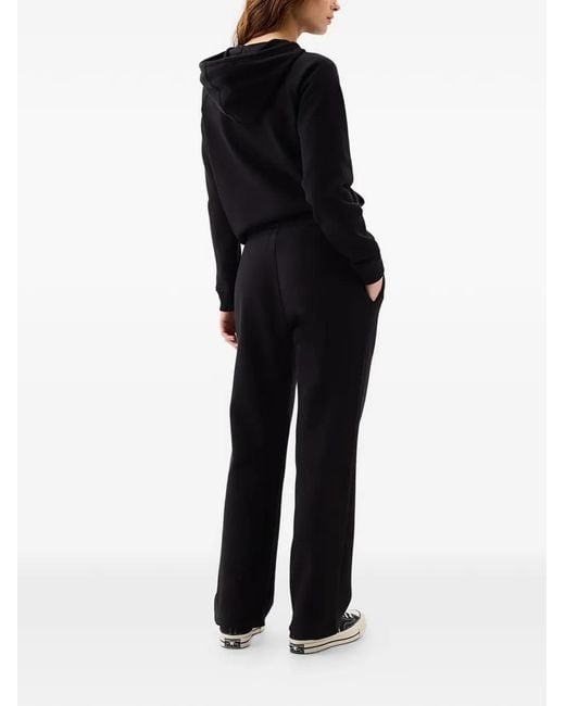 Gap Black Logo-Patch Track Pants