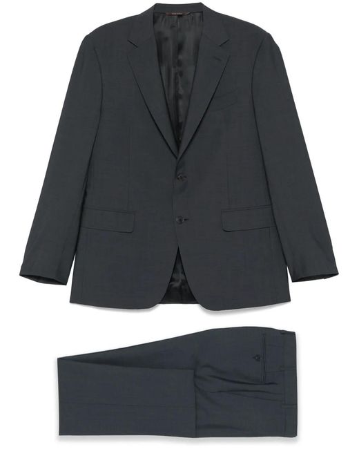 Canali Black Single-Breasted Blazer for men