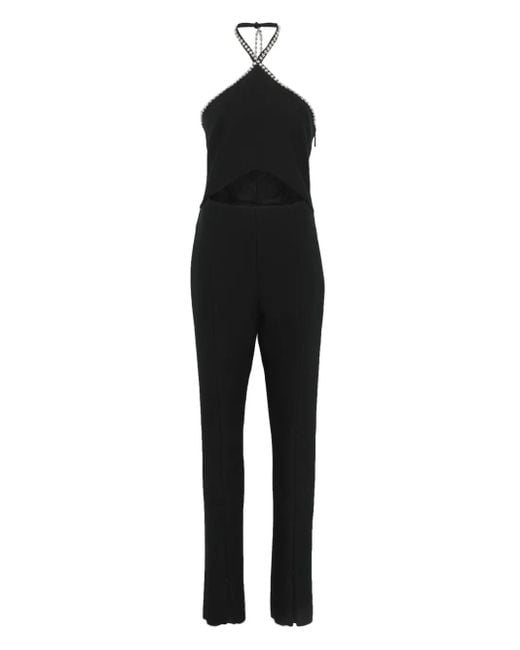 MSGM Black Verzierter Jumpsuit